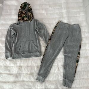 Flowers by Zoe Sequin Camouflage Tracksuit Set